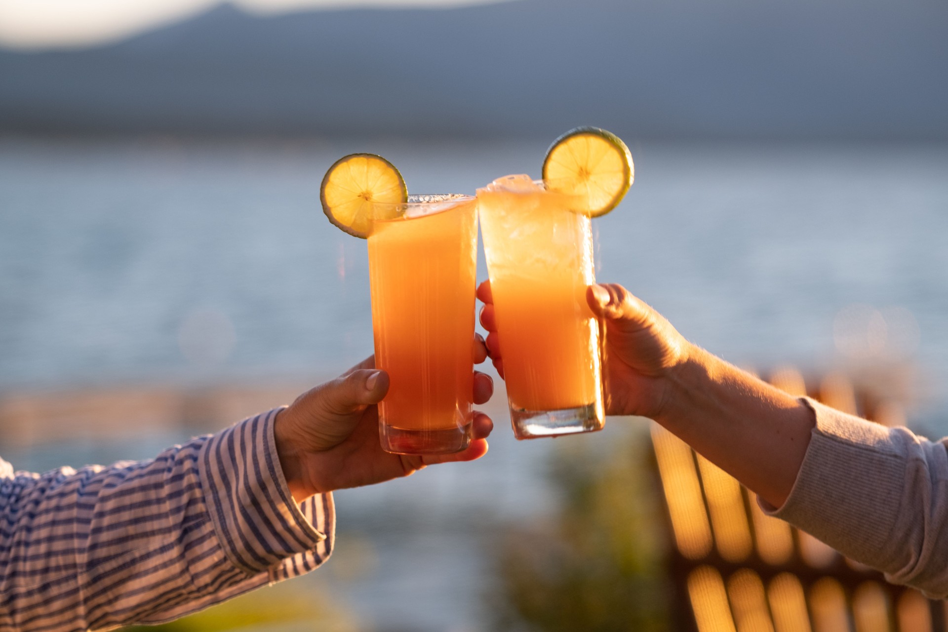 Cheers at Sunset