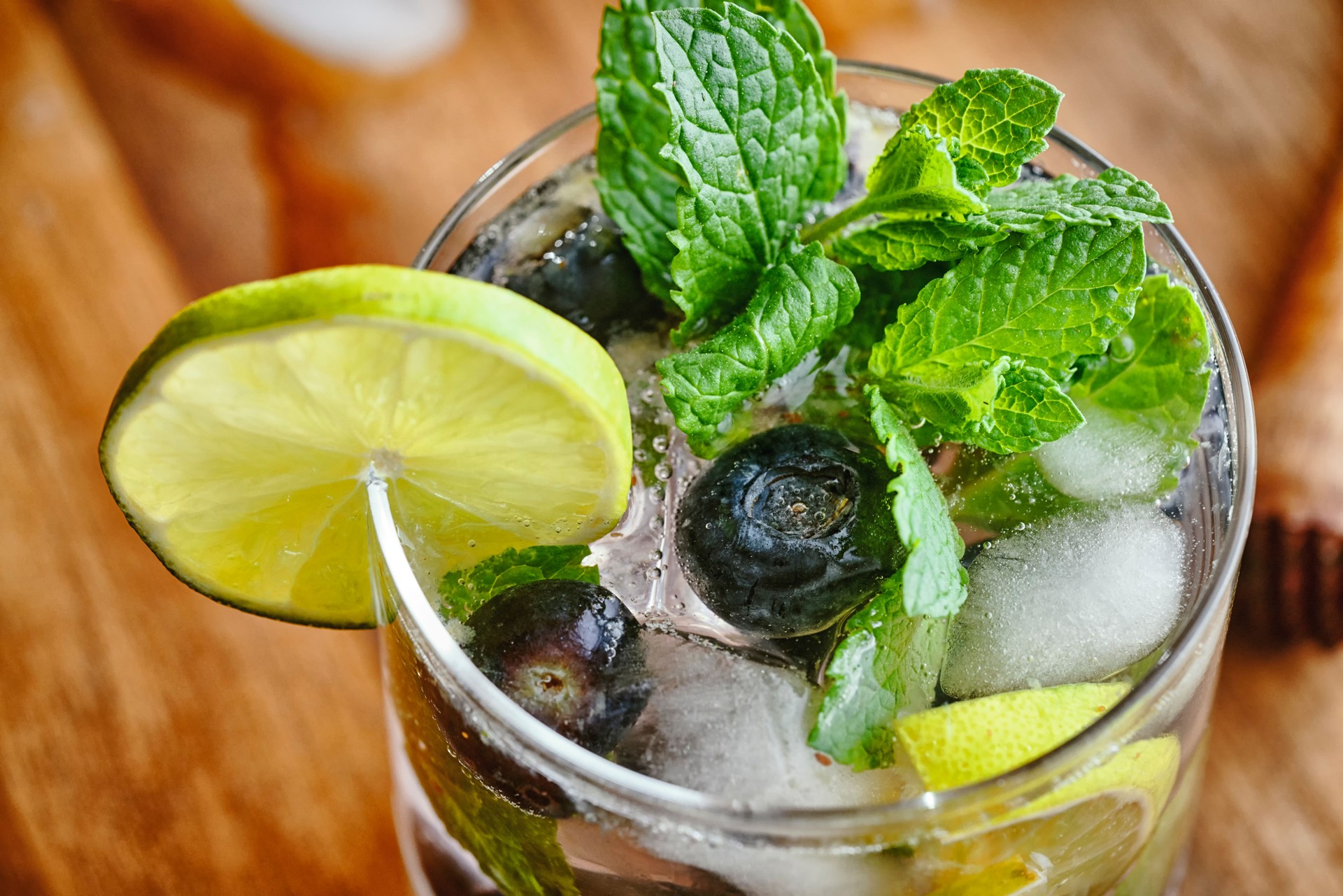 Blueberry Mojito Cocktail